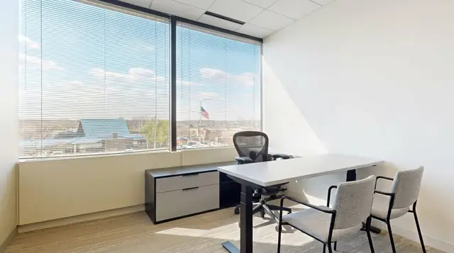 Team office space with desks and seating at LocalWorks Hoffman Estates, IL